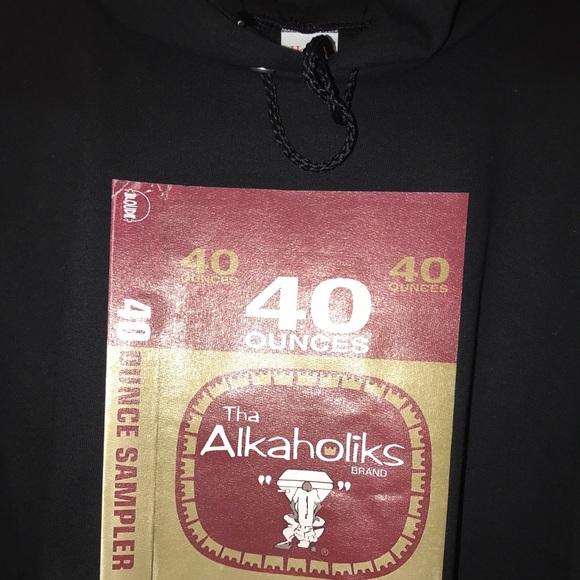 THA ALKAHOLIKS 40 ounces hoodie NÉW OFFICIAL - Picture 3 of 6